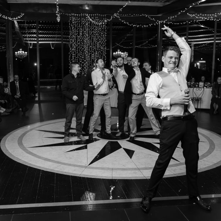 Mikayla and Etienne Red Ivory Wedding Black and White Photos-128