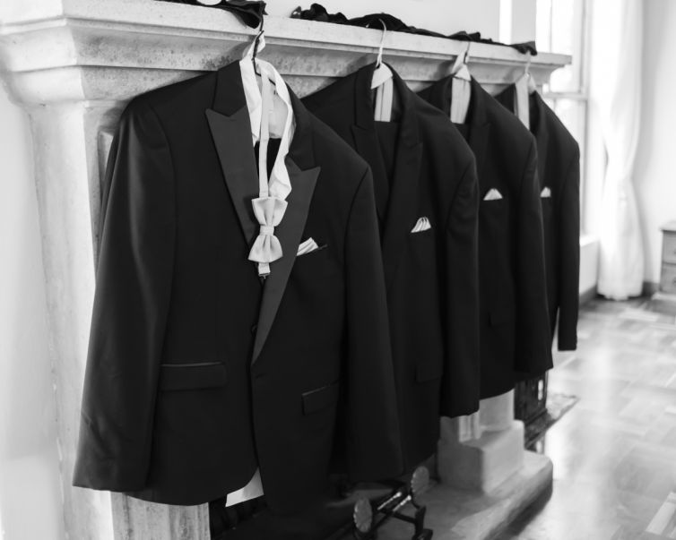 Mikayla and Etienne Red Ivory Wedding Black and White Photos-3